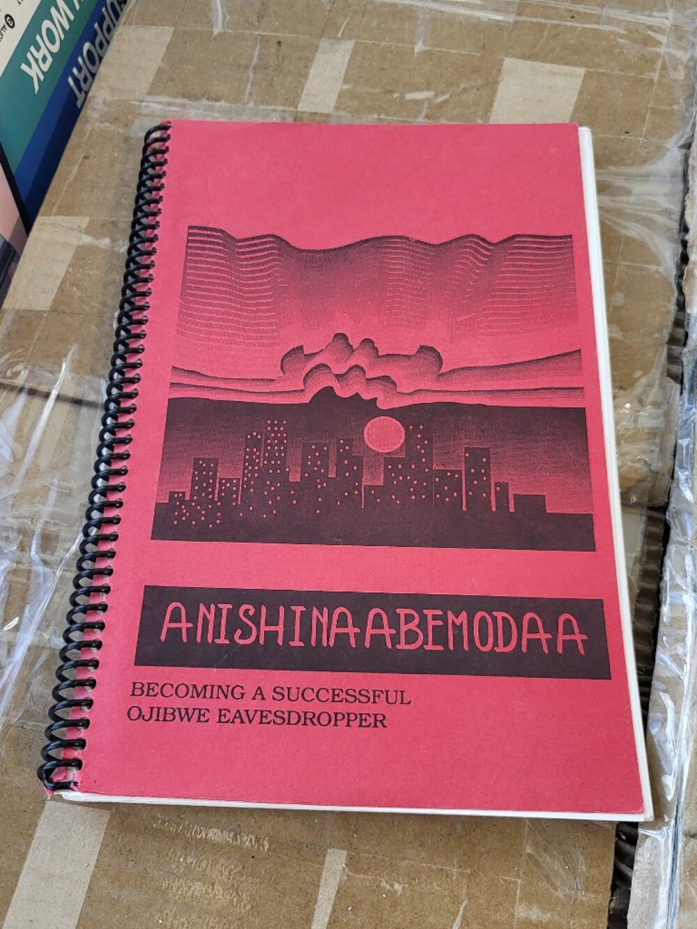 ANISHINAABEMODAA BECOMING A SUCCESSFUL OJIBWE EAVESDROPPER SPIRAL BOUND BOOK OOP
